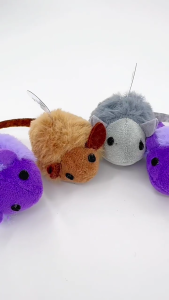 Interactive Mouse Cats Toy with Squeaky Sound Automatic Mouse Toy for Indoors Cats Electronic Mouse Toy for Selfs Play