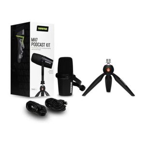 MV7 USB/XLR Dynamic Microphone for Podcasting & Streaming - High-Quality Audio mic