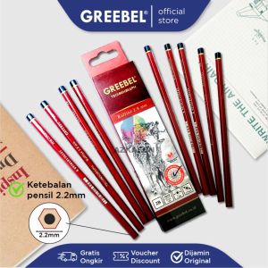GREEBEL Pensil Pencil Kayu/Grafit/Graphite 2B 7019