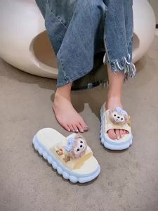 [Free Shipping] Cute Cartoon Sandals For Women Suitable For Summer Wear With A Platform Sole EVA Material Thick Bottom For Added Height And Non-Slip Design Perfect For Indoor And Outdoor Use
