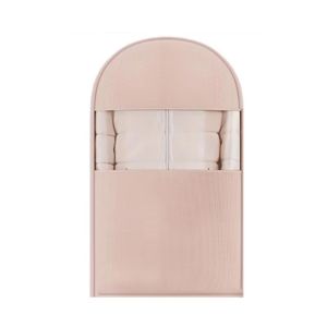 LITTLEX with Self Compression Zipper Hanging Garment Bag Dust Cover Transparent Visibility Closet Storage Bag High Quality Space Saving Hanging Protector Bag