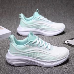 New Spring And Autumn Non-Slip Soft Sole Wear-Resistant Mesh Breathable Casual Shoes Korean Version Versatile Ultra-Light Running Shoes For Women