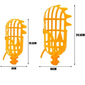 2Pcs Portable Handheld High-altitude Fruit Picker for Peach Cherries Apples Plastic Fruit Picker Head Gardening Harvesting Tools