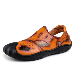 Sandal Gunung Sandal Adventur Outdoor Sandal Kulit Sapi Tahan Air 062