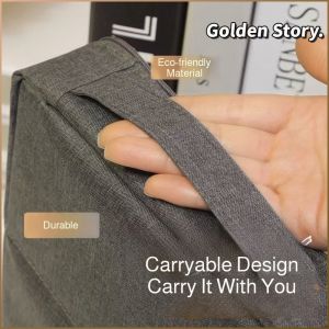 Stationery Box Storage Pen Pouch Bag Fine Sewing Reheatable Design Large Capacity Soft Material