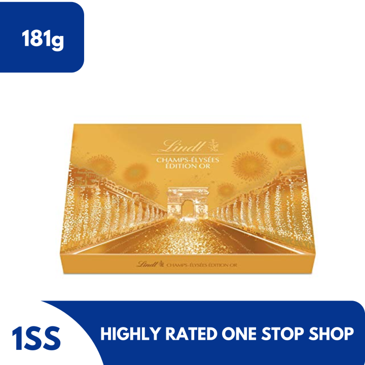 Lindt Champs ÉLYSÉES Edition OR Assorted Chocolates, 181g