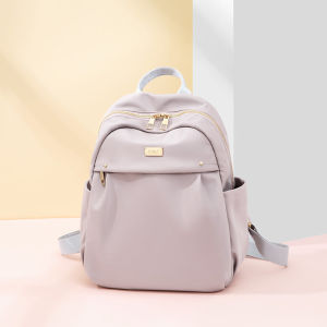 Chất Lượng Golf Ba lô nữ nhỏ Nylon Phụ Nữ Dễ Thương chống trộm Ba lô Túi Thời Trang Không Thấm Nước Ba Lô Mini Với khóa kéo sau 2025 Màu Hồng Đen