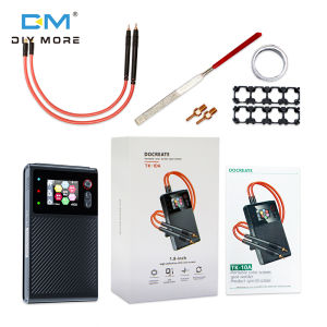 Diymore เครื่องเชื่อมสปอตหน้าจอสี LCD ขนาด1.8นิ้ว8000MAh แบบพกพาได้99ระดับเครื่องเชื่อมจุดปรับได้อัจฉริยะเหมาะสำหรับแบตเตอรี่ทรงกระบอก