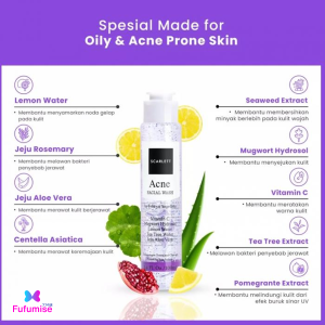 SCARLETT Whitening Facial Wash 100ml | Face Series | Cleansing | Pembersih Wajah | BPOM