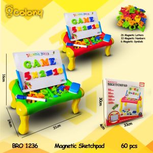 COD TERLARIS Mainan Edukasi Belajar Anak Magnetic Sketchpad Drawing Board / Meja Belajar Anak / Papan Tulis Huruf Angka Matematika Murah