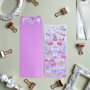 KOREAN STICKER BEAR WALTZ CONFETTI HOLOGRAM PASTEL COLOR STIKER TEMPEL DECO DECOR chibi cute bear sticker stiker lucu