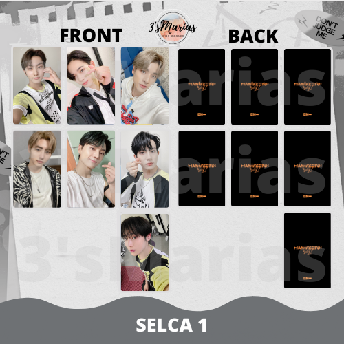 ENHYPEN SELCA PHOTOCARD SETS (MANIFESTO DAY ONE PC SETS