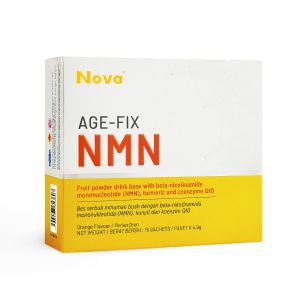 Nova Age Fix NMN Supplement 15 Sachet High-Strength Nicotinamide Mononucleotide Cellular Energy NAD+ Support DNA Repair Anti-Aging Benefits