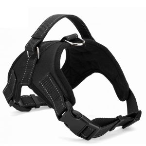 Reflective Dog Harness Adjustable Nylon Harness Collar Leash Dog Leads for middle Large Dogs