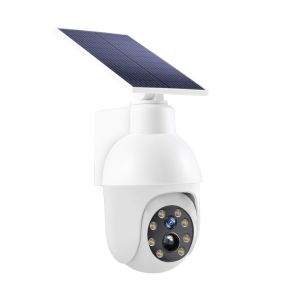Solar Powered Simulated Camera Street Light Waterproof LED Simulated Surveillance Light Outdoor Lighting And Surveillance Two In One Device仿真监控摄像头路灯