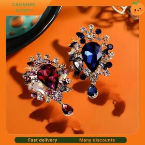 ❣️❣️❣️ Fashion Retro Luxury Crystal Water Droplet Pendant Brooches For Women Clothing Coat Jewelry Accessries Gifts