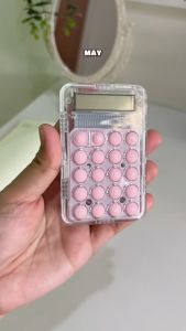 Mini Pocket Minimalist Color Calculator 8-bit High-definition Display Electronic Calculator Student Portable Stationery Kalkulator Mini Comel Convenient