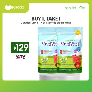[BUY 1 TAKE 1] Health Fusion Multivites 15 gummies  Complete Multivitamins with Vitamin E Zinc Immunity for Kids & Adults  Vegan and Gluten-Free
