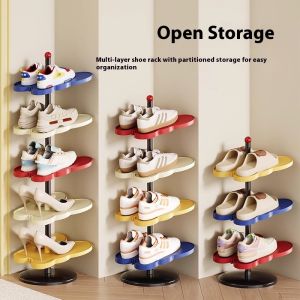 YEYA Giá Để Giày Lối Vào Bướm Dopamine Không Gian Nhỏ Cho Trẻ Em Gia Đình Đồ Tạo Tác Giày Nhiều Lớp Tủ Đựng Giày
