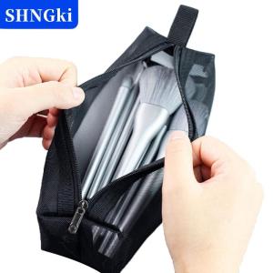 SHNGki Trang Điểm Bàn Chải Du Lịch Trường Hợp Mỹ Phẩm Vệ Sinh Cá Nhân Túi Tổ Chức Cho Nam Giới Phụ Nữ Công Cụ Làm Đẹp Lưới Dopp Kit Pouch Rửa Lưu Trữ Phụ Kiện