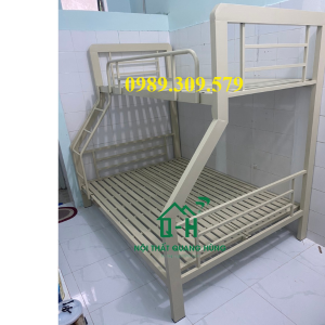 GIƯỜNG TẦNG SẮT HỘP VUÔNG 4X8 CAO CẤP HCM
