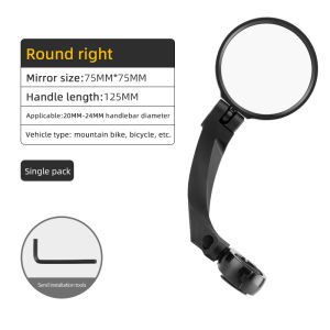 ROCKBROS Bicycle Handlebar Rear View Mirror Bike Cycling Wide Range Backsight Reflector Adjustable Left Right Bike Mirror