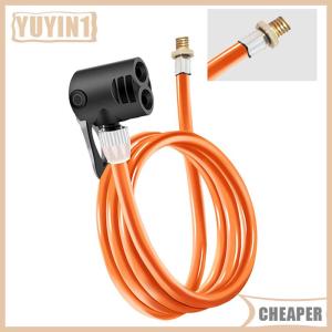[COD] EHBqna SPORT 70 80 120CM Bike Air Pump Extension Tube Pump Bicycle Hose Air Pump Connector Bike Air Pump Tire Inflator Nozzles Accessories