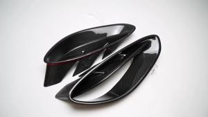 mv1 Carbon Fiber Exterior Car Body Side Fender Vent Air Outlet Cover Sticker Trim For Lotus Emira V6 I4 2022 2023 2024 Accessories 9Q3T6