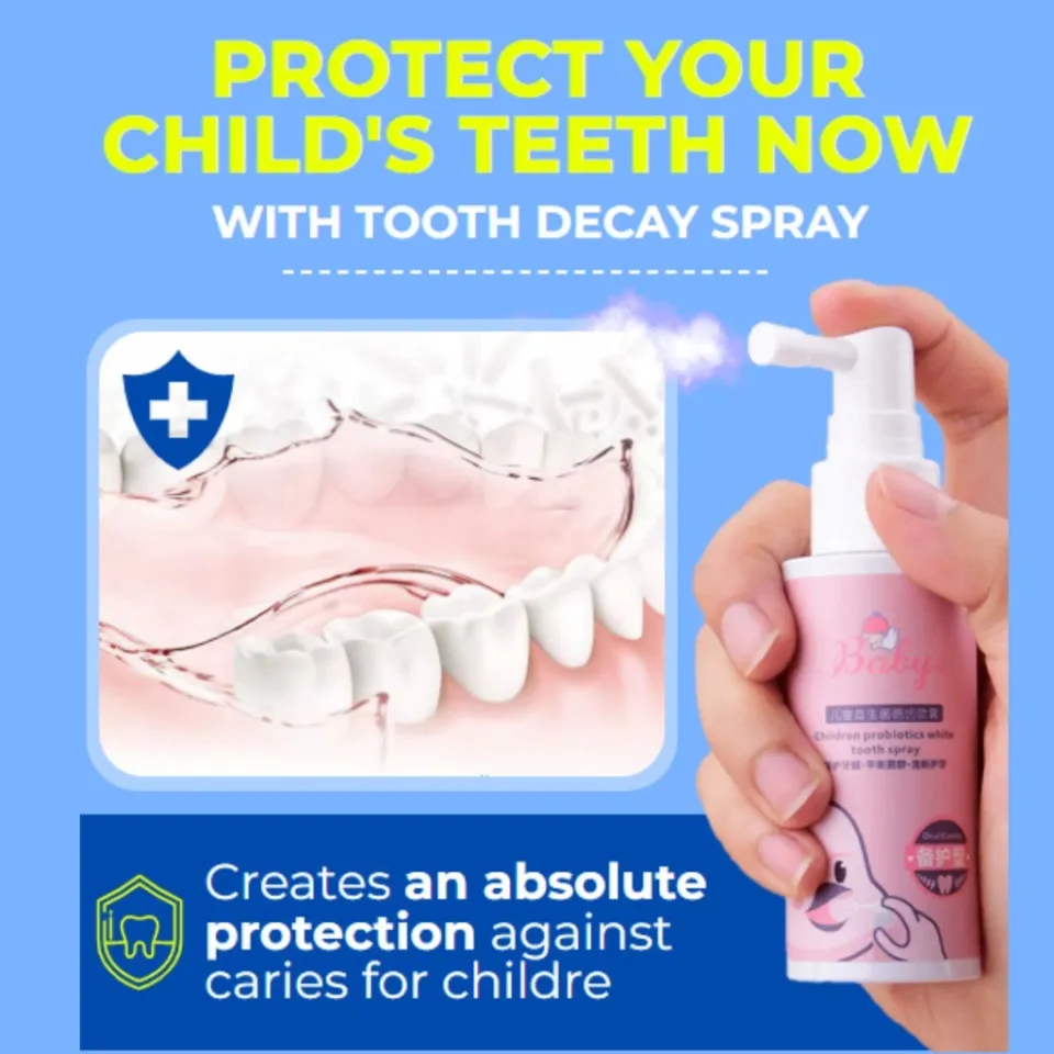 Doctor Recommend】Baby Oral Spray Anti Cavity for Kid Baby Tooth