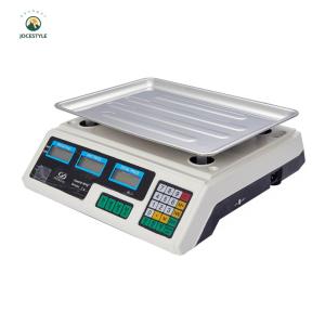 LovSpor❤ Electronic Scales LCD Display Electronic Price Computing Scale with Zero Peeling Function Digital Kitchen Scale for Deli Stores