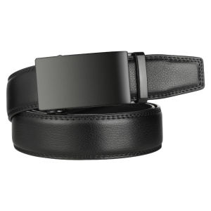 Belt For Mens Real Leather Ratchet Dress Casual Belt Cut to Exact Fit Elegant Gift