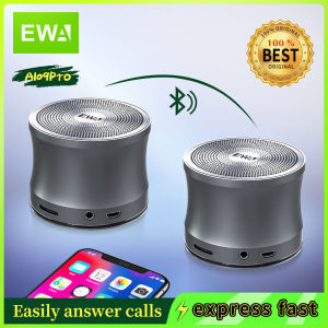 EWA T9 TWS Bluetooth Speaker with Microphone Hands-Free Speaker Metal High Quality Sound
