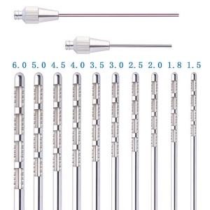 MEDGREAT Ống hút mỡ 4 lỗ dùng để thu hoạch mỡ cho tế bào gốc ống hút mỡ kim chuyển mỡ dùng trong thẩm mỹ kim hình răng cưa.