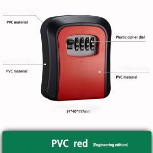 Decoration password key box site installation of homestand gate wall mounted password metal anti-theft box