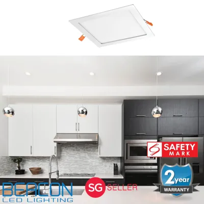 BEACON LED Ultra Slim SQUARE Downlight 6W/9W/12W/15W/18W/24W - 2 Year warranty - LONGEST WARRANTY IN MARKET