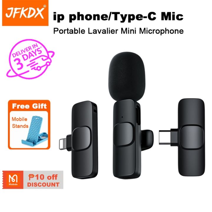 2023 New [Freebie] Type C ip phone Wireless Microphone Converter Noise ...