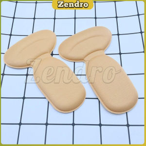 ZEO 2 In 1 Heel Insole High Heels Shoe Cushion Pad Feet Care Protector Sticker Inserts Anti-dropping Anti-slip