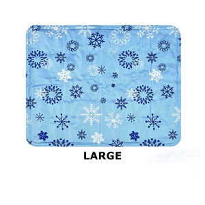 Self Cooling Gel Cool Pad Mat Orthopedic Mattress Topper mattress Topper Car Seat Bed Sofa (Snowflakes)