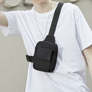 IELGY messenger bag mens fashion sports trend casual mobile phone small span bag trend