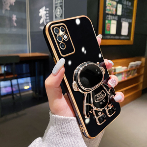 Casing Ponsel untuk Infinix Note 10 Pro NFC Note 11 Note 8 Case sarung HP pola Phone Stands kartun astronot baru Cases penutup wadah Casing Telepon anti guncangan Gel silika Kesing lembut Softcase