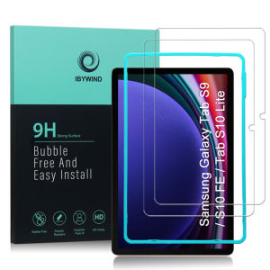 FCIbywind For Samsung Galaxy Tab S9/S10 FE/S10 Lite Screen Protector (Pack of 2)with 2 Pcs Tempered Glass[Fingerprint ReaderEasy to install]