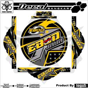 Decal Sangkar Ebod Jaya Racing Star