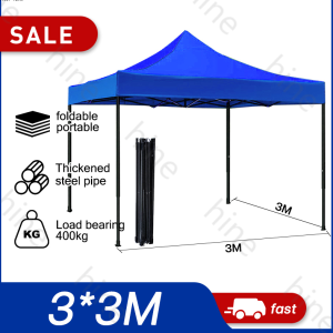 Waterproof Foldable Tent for Car Retractable Heavy Duty 3x3/3x4.5/3x6M Folding Canopy Adjustment Height (COMPLETE SET)Sunshade Garden Tent with Frame