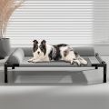 ARGETR Breathable Elevated Dog Beds Removable Mesh Dog Cooling Bed Washable with Pillow Outside Dog Bed for Small Medium Dogs. 
