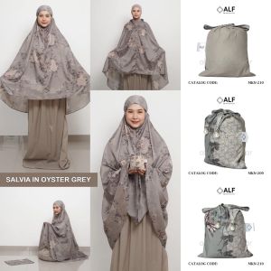 Mukena Travel Mini Alf Motif Bloemen By Alif Modern Wear