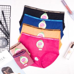 BEE - Celana Dalam Wanita Dewasa Cd Undies Mid Waist Bahan Katun Piaoli 3077