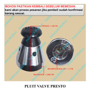 PVP pluit presto tutup panci / PLUIT PANCI PRESTO / PLUIT VALVE PRESTO