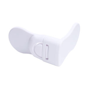 Baby Safety Lock Cabinet Drawer Anti-Pinch Hand Lock Plastic White Safety Buckle Child Protection Lock 1Pc