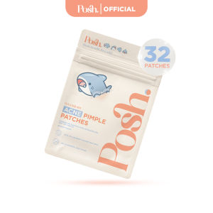 SHARK Posh Skin Pimple Patch 32pcs with Hydrocolloid Salicylic Acid Tea Tree Oil Gentle Acne Pimple Patch