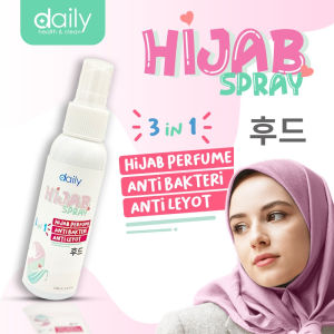 DAILY HIJAB SPRAY / SPRAY HIJAB ANTI LEYOT / PARFUM HIJAB ANTIBACTERIAL